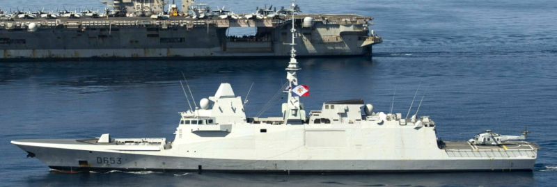 French Warship Shoots Down Two Drones Coming From Yemen