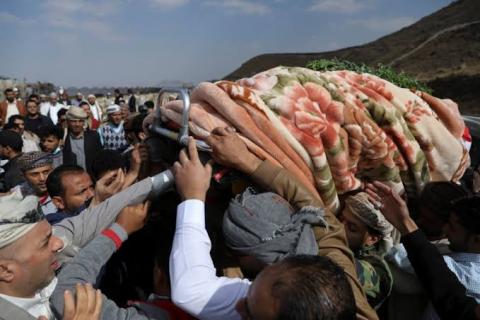 Yemen government and rebel fighters clash on Marib frontline