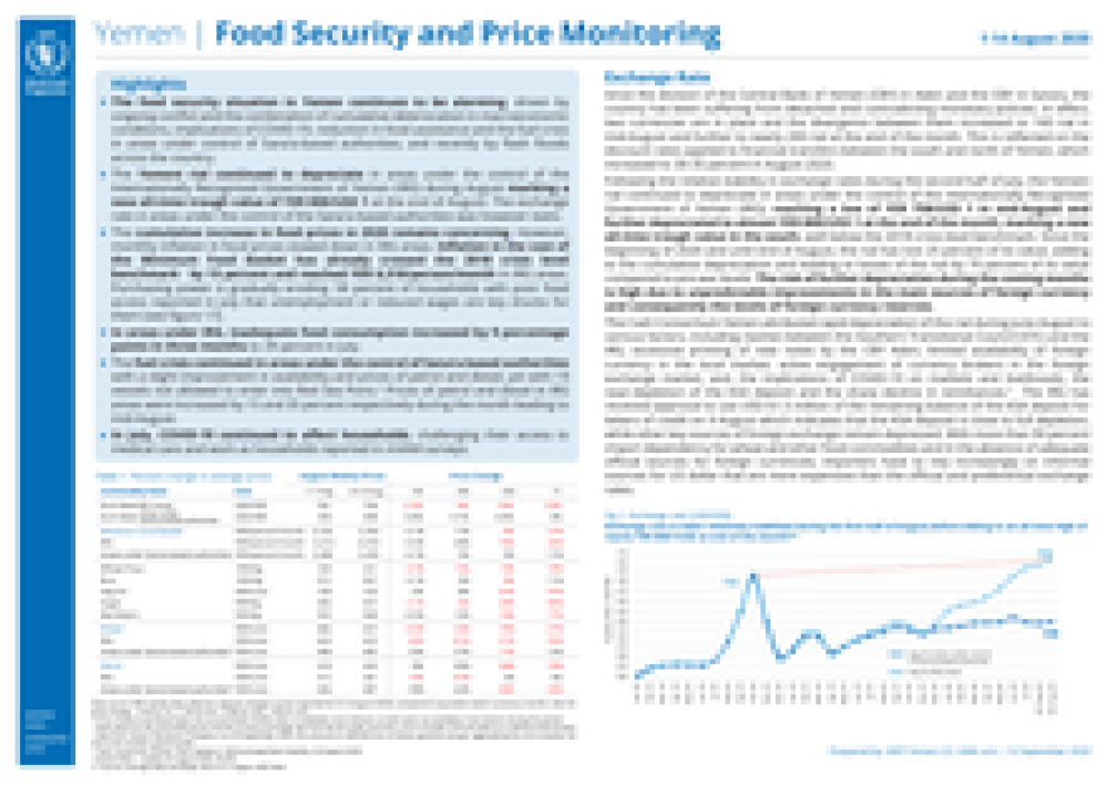 Yemen: Food supply chain Update - Thematic report, 2 August 2023