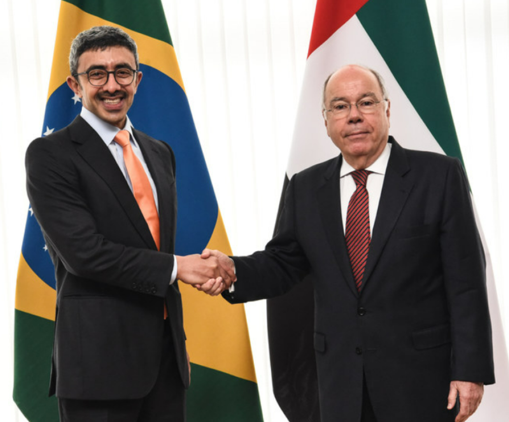 UAE, Brazil FMs discuss strengthening strategic partnership