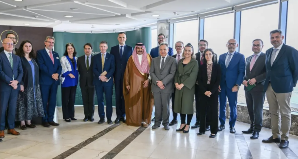 EU , Saudi Ambassadors Discuss Peace Efforts in Yemen and Red Sea Developments