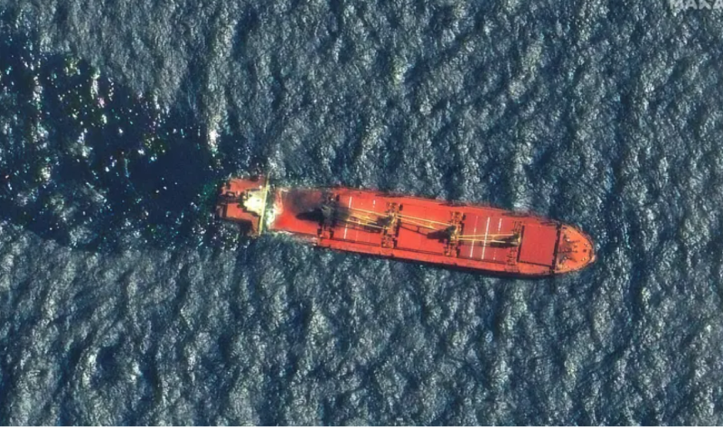 Yemen : Houthi sunk ship Rubymar’s anchor likely severed Red Sea internet cables