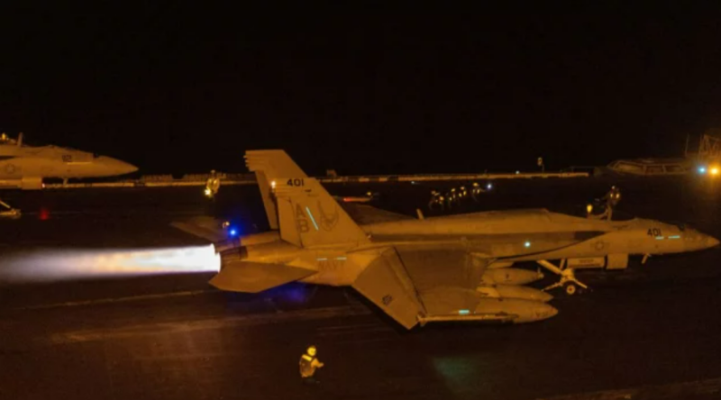Yemen : US Airstrikes Target Jadr Area in Bani Al-Harith District northen Sana'a
