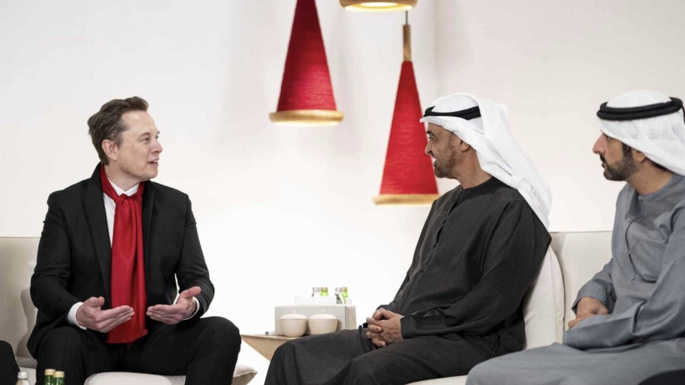 UAE President Receives Elon Musk in Abu Dhabi