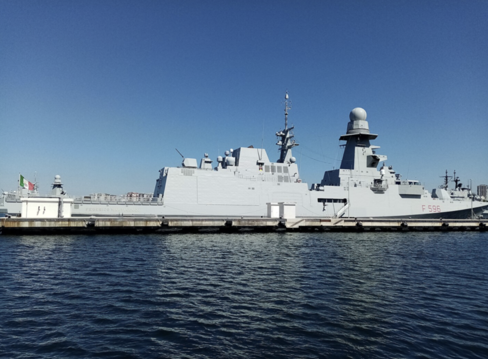 Italian Frigate Secures Merchant Vessels in Red Sea Under EU Naval Mission