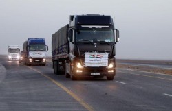 Jordanian Armed Forces Dispatch Food Aid Convoy to Yemen